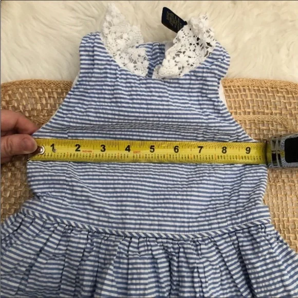 Polo Ralph Lauren Seersucker Stripe Dress - Picture 11 of 13